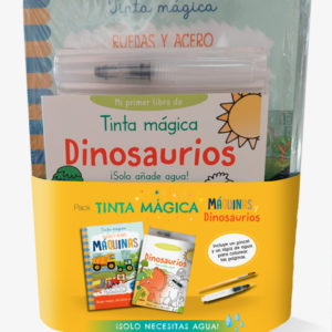 PACK TINTA MÁGICA: MÁQUINAS Y DINOSAURIOS