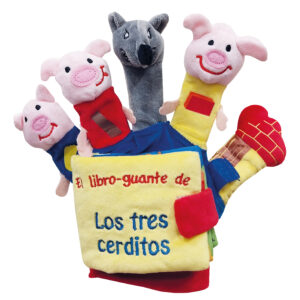 LOS 3 CERDITOS Y EL LOBO (LIBRO GUANTE CON TÍTERES DE DEDO)