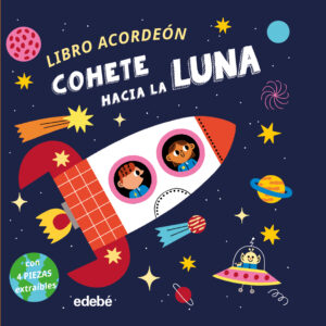 COHETE HACIA LA LUNA (libro acordeón)
